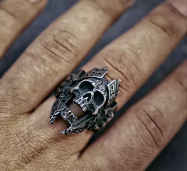 Bague death skull