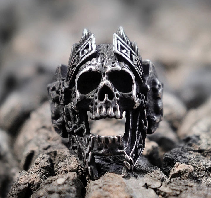 Bague death skull