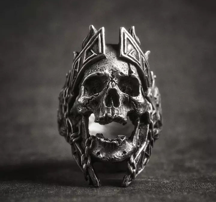 Bague death skull