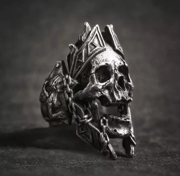 Bague death skull