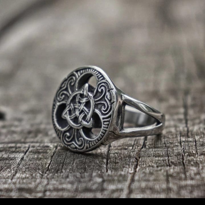 Bague viking - celtics - triquetra