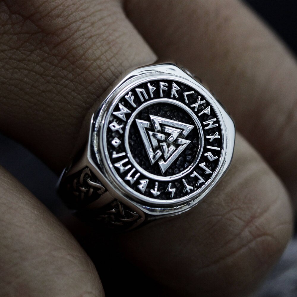 Bague viking - Valknut