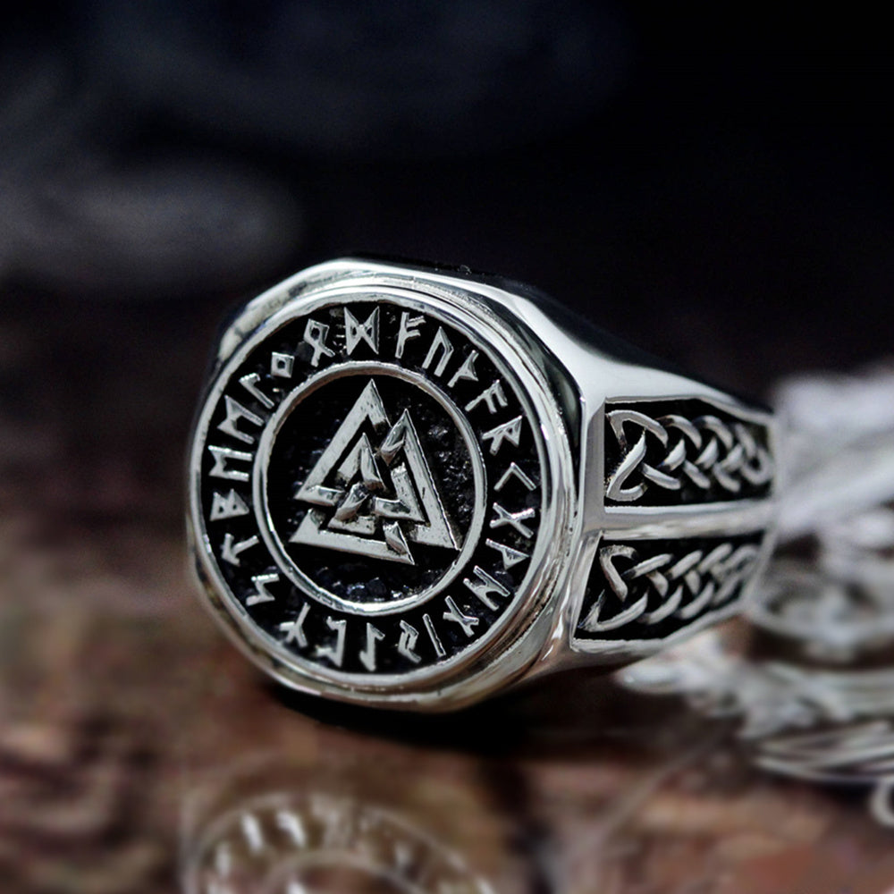 Bague viking - Valknut