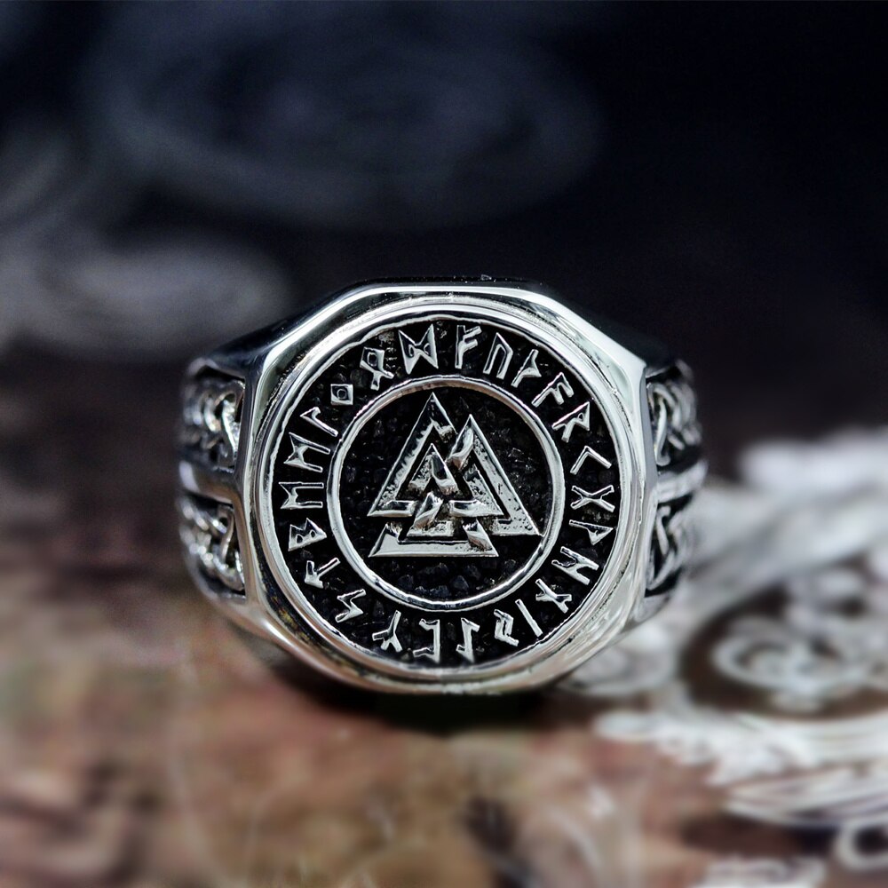 Bague viking - Valknut