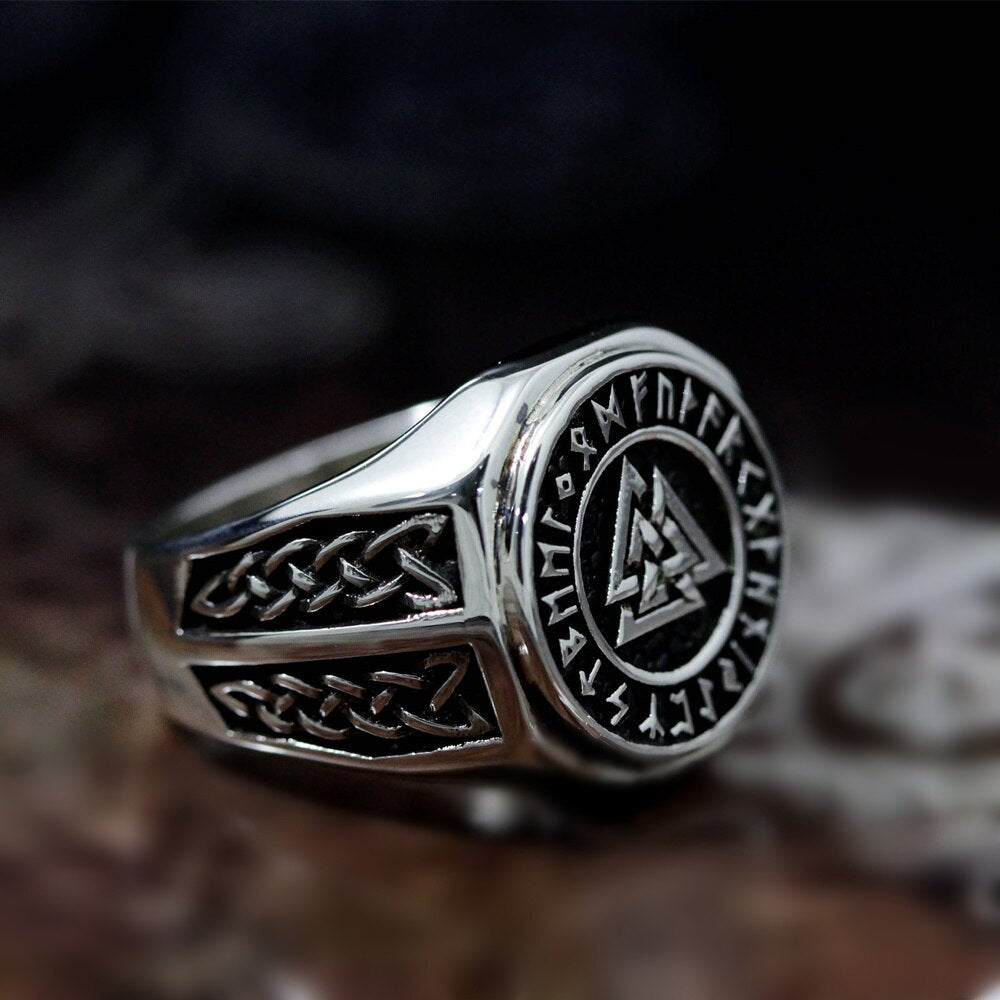 Bague viking - Valknut