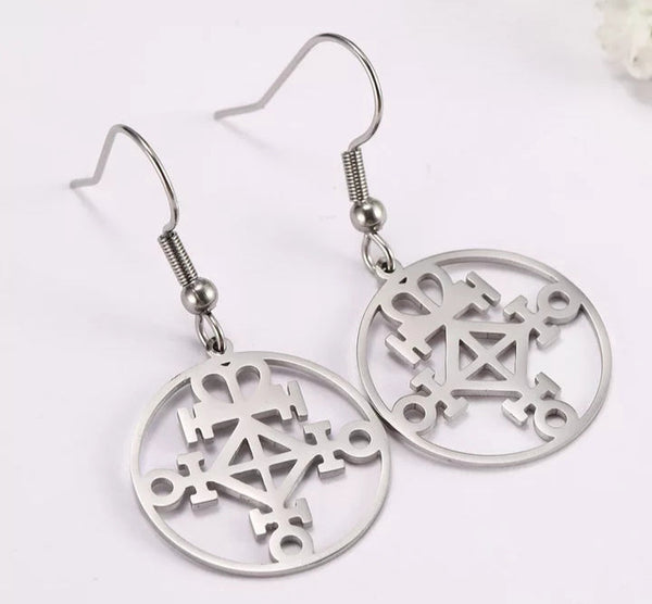 Boucles d’oreilles - Amour & life - argent / acier