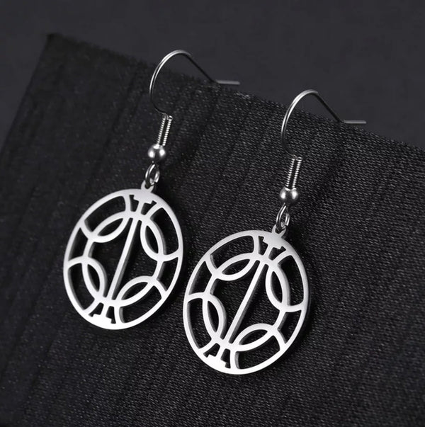 Boucles d’oreilles - Infini - argent / acier inoxydable