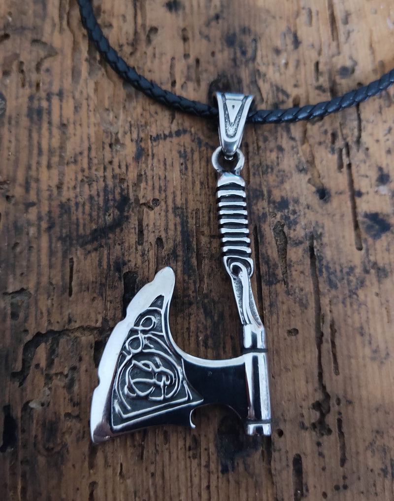 Collier Viking - Lagertha - 50cm / argent / acier