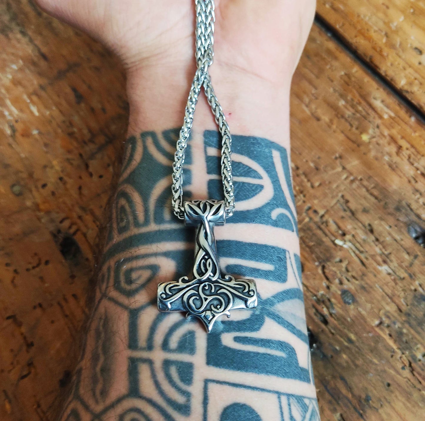 collier viking - Marteau de Thor Mjolnnir de couleur