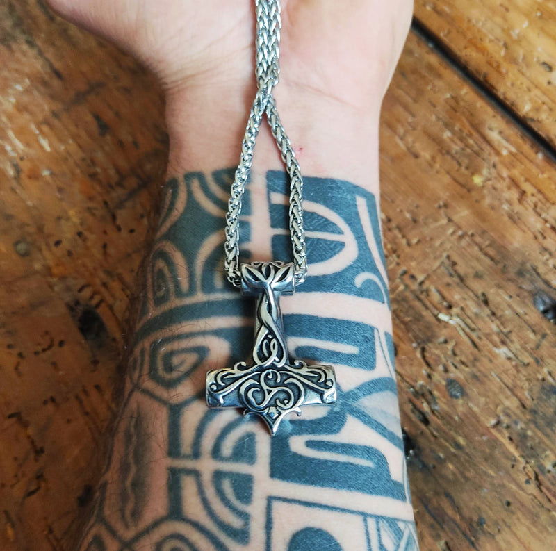 collier viking - Marteau de Thor Mjolnnir de couleur