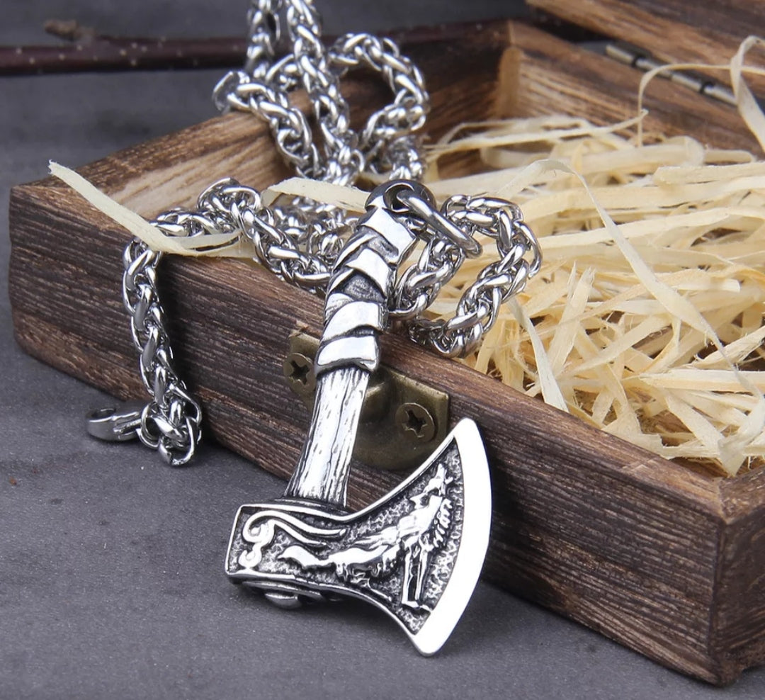 Collier viking - torvi en acier inoxydable