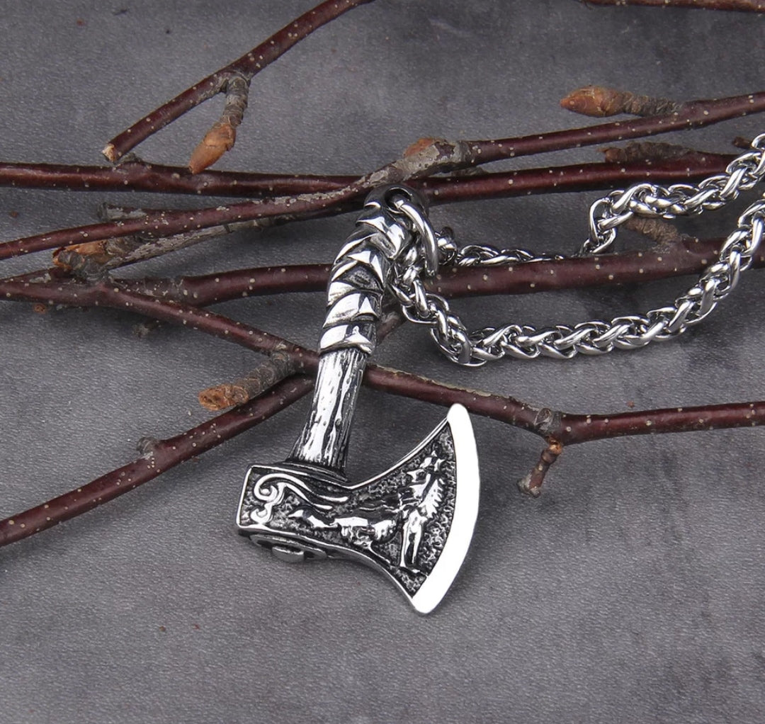 Collier viking - torvi en acier inoxydable