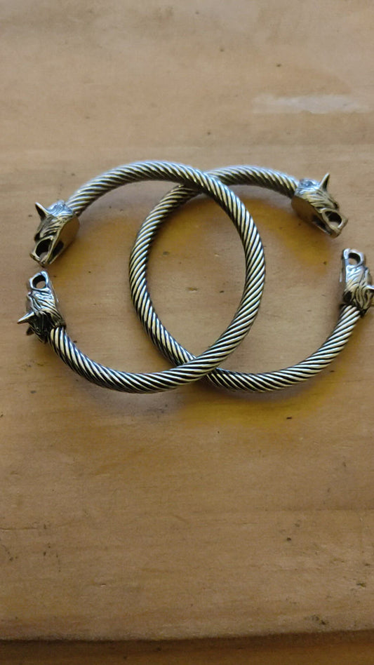 Bracelet viking - wolf acier inoxydable